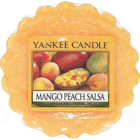 Yankee Candle Mango Peach Salsa - Salsa z manga a broskýň vonný vosk do aromalampy 22 g