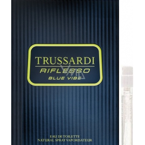 Trussardi Riflessi Blue Vibe toaletná voda pre mužov 1,5 ml s rozprašovačom, vialka