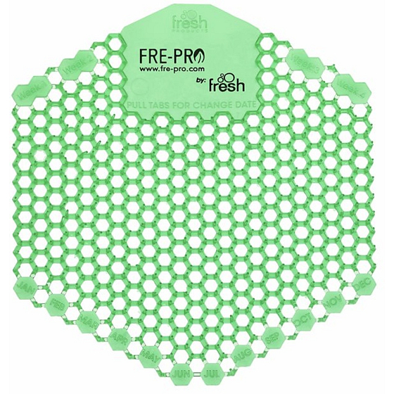 Fre Pre Wave 3D Uhorka a melón vonné sitko do pisoára zelenej 2 kusy