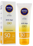 Nivea Sun Q10 Anti-age & Anti-pigments OF 50 pleťový krém na opaľovanie proti vráskam 50 ml