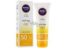 Nivea Sun Q10 Anti-age & Anti-pigments OF 50 pleťový krém na opaľovanie proti vráskam 50 ml