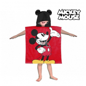 Pončo Mickey Uterák osuška s kapucňou - Cca. rozmery: 60 x 120 cm