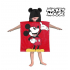 Pončo Mickey Uterák osuška s kapucňou - Cca. rozmery: 60 x 120 cm