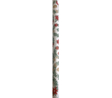 Nekupto Vianočný baliaci papier na darčeky 70 x 500 cm Biela poinsettia