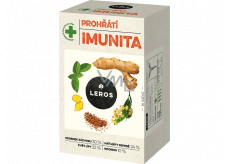Leros Hrejivá imunita bylinná zmes so zázvorom a lipou na podporu imunity 20 x 2 g
