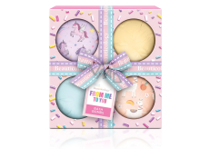 Baylis & Harding Cukrové zdobenie šumivé gule do kúpeľa 4 x 120 g, kozmetická súprava pre deti