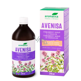 Aromatica Avenisa Tymiánový sirup s skorocelom na podporu normálnej funkcie dýchacieho systému 210 ml