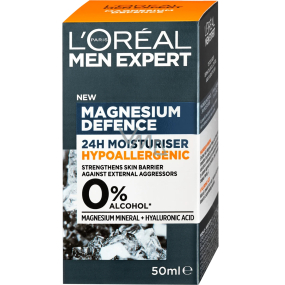 Loreal Paris Men Expert Magnesium Defence hydratačný krém pre citlivú pleť pre mužov 50 ml