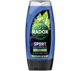 Radox Men 3v1 Sport Mäta a morská soľ sprchový gél pre mužov 225 ml