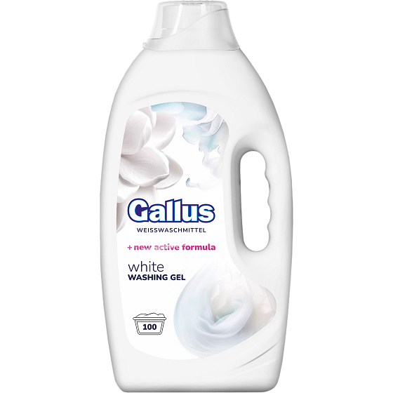 Gallus prací gél White, 100 dávok, 4 l
