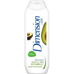 Dimension by LUX 2v1 šampón Avocado pre všetky typy vlasov, 250 ml