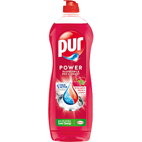 Pur čistiaci prostriedok na ručné umývanie riadu  Power Raspberry 750ml