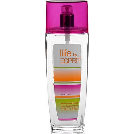 Esprit Life By parfumovaný dezodorant sklo pre ženy 75 ml