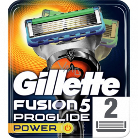 Gillette Fusion ProGlide Power náhradné hlavice 2 kusy pre mužov