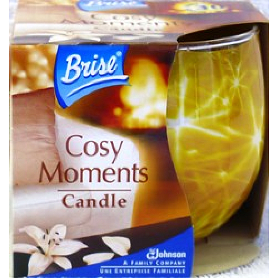 Glade Cosy Moments vonná sviečka v skle, doba horenia až 30 hodín 123 g