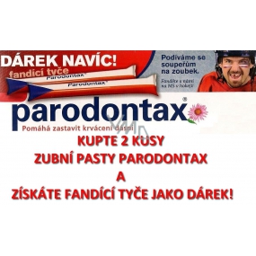 Parodontax fandící tyče vlajka České republiky 2 kusy