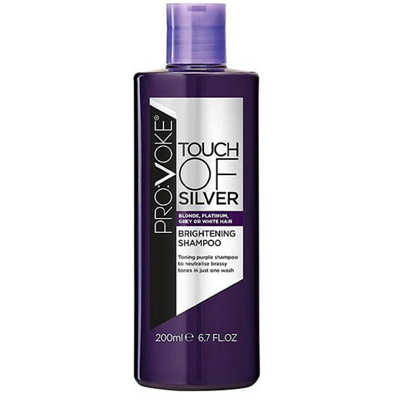 Pro:Voke Touch of Silver intenzívny šampón pre rozjasnenie blond, platinových a bielych vlasov 200 ml