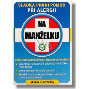 Nekupto Sladká prvá pomoc, Ovocné žuvačky pri alergii Na manželku 10 kusov