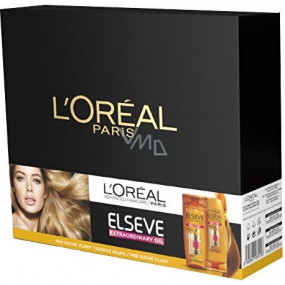 Loreal Paris Elseve Extraordinary Oil vyživujúci šampón na vlasy 250 ml + vyživujúci balzam na vlasy 200 ml, kozmetická sada