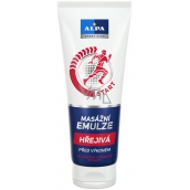 Alpa Sport Star Start pred výkonom Hrejivá masážna emulzia so zázvorom a bylinnými extraktmi 210 ml