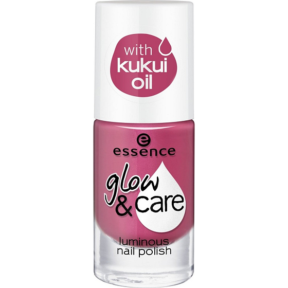 Essence Glow & Care Luminous Nail Polish lak na nechty 05 Love And Care 8 ml