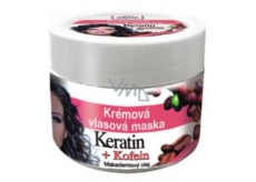 Bione Cosmetics Keratín & Kofeín krémová vlasová maska pre všetky typy vlasov 260 ml