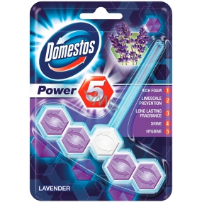 Domestos Power 5 Lavender Wc tuhý blok 55 g