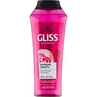 Gliss Kur Supreme Length šampón na dlhé vlasy náchylné k poškodeniu a mastným korienkom 250 ml