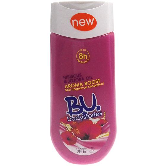 BU Bodystories Hibiscus & Jojoba Oil sprchový gél pre ženy 250 ml