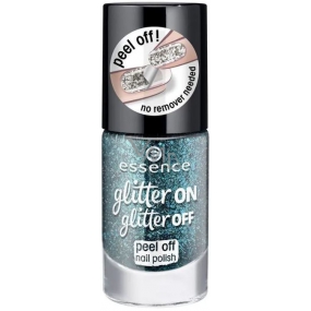 Essence Glitter on Glitter Off Peel Off Nail Polish zlupovaciu lak na nechty 06 Glitter In The Air 8 ml