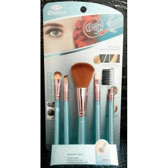 EBM Exmon Cosmetic Brush sada kozmetických štetcov 5 kusov BC 291