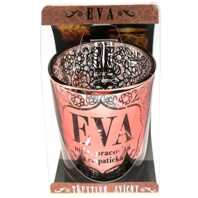Albi Trblietavý svietnik zo skla na čajovú sviečku EVA, 7 cm