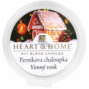 Heart & Home Perníková chalúpka Sójový prírodný voňavý vosk 27 g