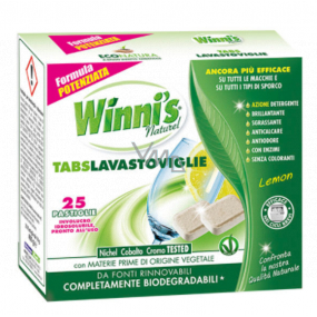 Winnis Eko Tabs Lavastoviglie Citron tablety do umývačky bez fosfátov a farbív 25 tabliet