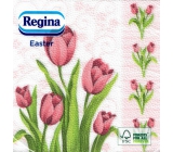 Regina papierové obrúsky 1 vrstva 33 x 33 cm 20 kusov Veľkonočné tulipány