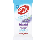 Savo Levanduľa univerzálne dezinfekčné čistiace obrúsky bez chlóru 30 kusov