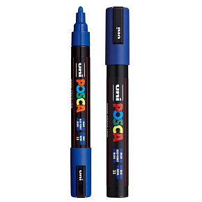 Posca Univerzálny akrylový popisovač 1,8 - 2,5 mm modrý PC-5M