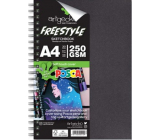 Artgecko Sketchbooks skicár Freestyle A4 30 listov 250 g
