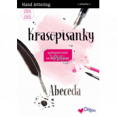 Ditipo Krasopísanky 3 Moderný krasopis Hand lettering abeceda na precvičovanie 32 strán 7234001