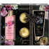 Baylis & Harding Boudoire Rose pena do kúpeľa 300 ml + mlieko na telo a ruky 200 ml + šumivé gule do kúpeľa 2 x 75 g, kozmetická sada pre ženy
