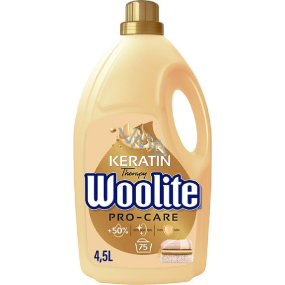 Woolite Keratin Therapy Pro-Care prací gél s keratínom zjemňuje a chráni vlákna 75 dávok 4,5 l