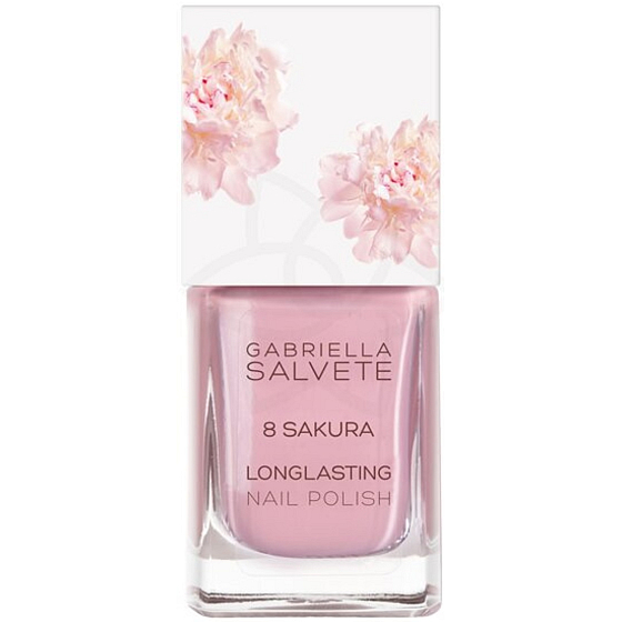 Gabriella Salvete Flower Shop Dlhotrvajúci lak na nechty s vysokým leskom 8 Sakura 11 ml