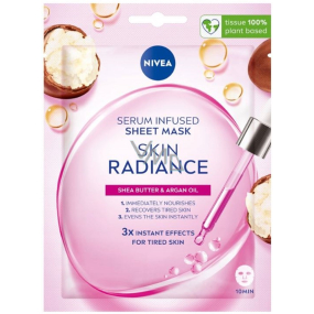 Nivea Skin Radiance rozjasňujúca textilná pleťová maska 1 ks