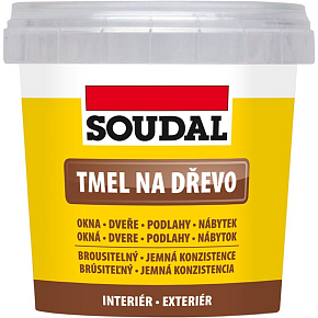 Soudal tmel na drevo, biely, 250 g Soudal tmel na drevo, biely, 250 g