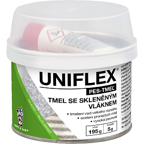 Uniflex PES-TMEL vlákno tmel so skleným vláknom, 200 g