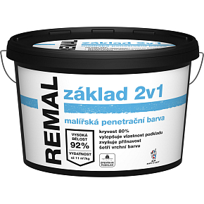 REMAL základ 2v1 maliarska penetračná farba, 15 kg
