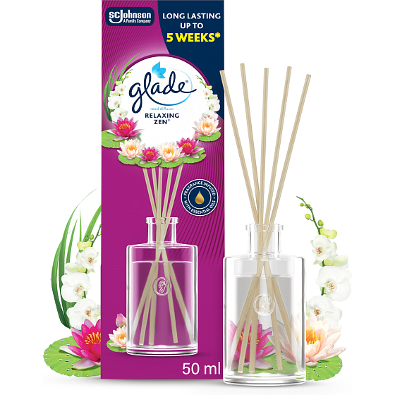 Glade vonné tyčinky Relaxing Zen 50 ml