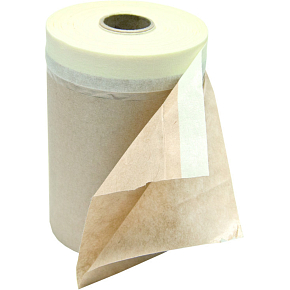 CQ fólia interiérová s papierovou páskou, 18 cm x 33 m CQ fólia interiérová s papierovou páskou, 18 cm x 33 m