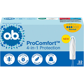 o.b. Tampony ProComfort Normal 32ks o.b. Tampony ProComfort Normal 32ks