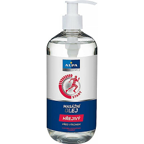 ALPA masážny olej HŘEJIVÝ 500 ml ALPA masážny olej HŘEJIVÝ 500 ml